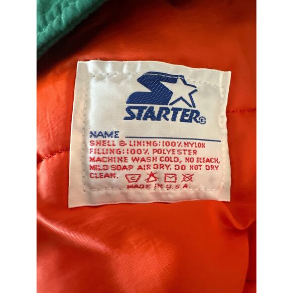 MIAMI HURRICANES STARTER RETRO vintage STYLE JACKET size L in great condition - Picture 3 of 9